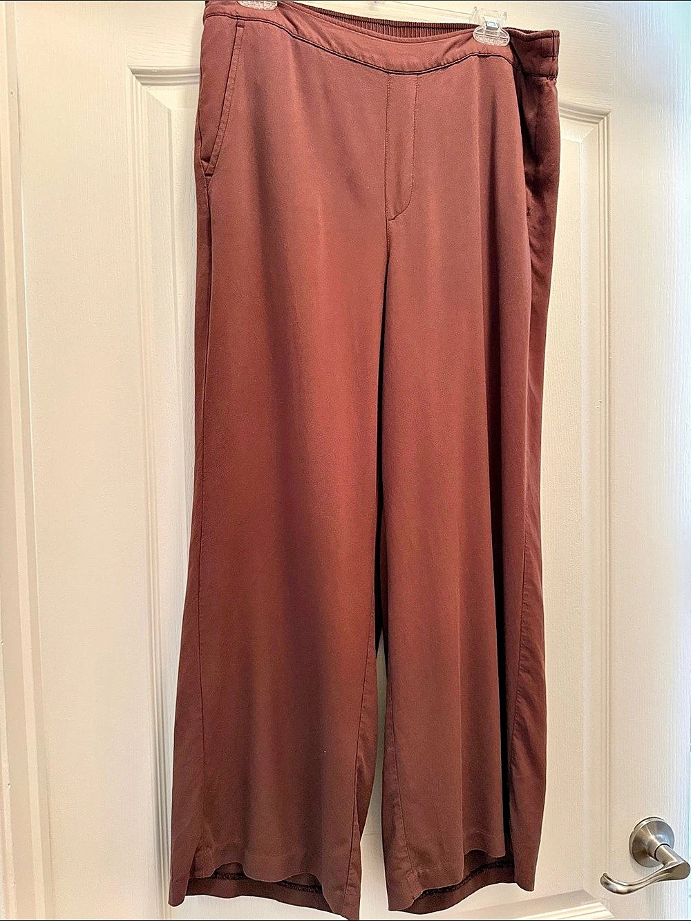 Old Navy High-Waisted Playa Wide-Leg Pants Brown Large